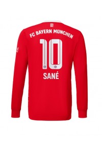 Bayern Munich Leroy Sane #10 Voetbaltruitje Thuis tenue 2022-23 Lange Mouw